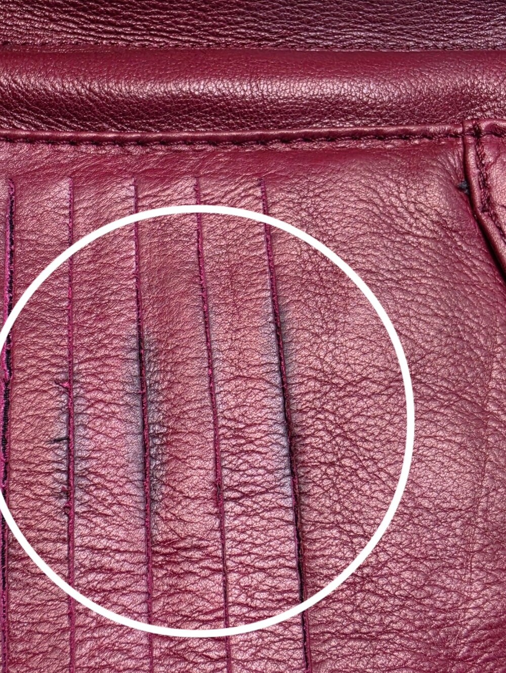 Wanderers Travel Co. "Capri" Luxe Burgundy Leather Large Wallet Clutch - Picture 6 of 8